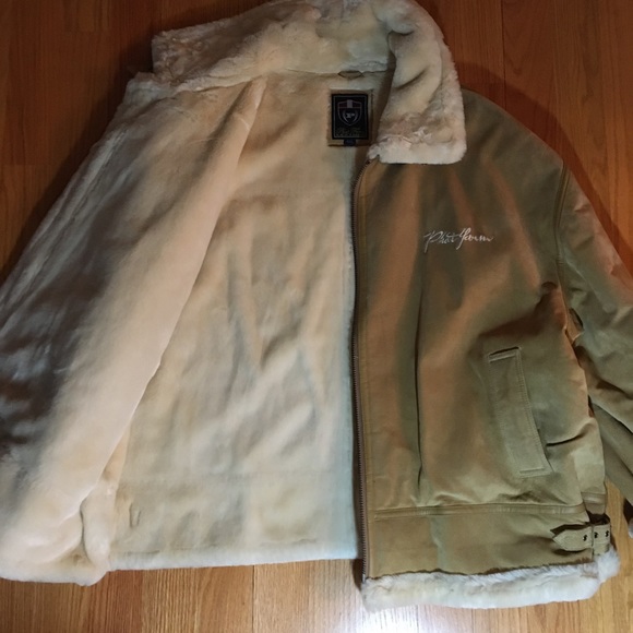 Phat Farm suede leather jacket size 6x - Picture 3 of 5